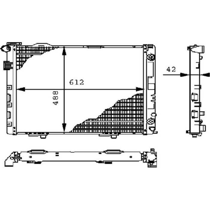 MAHLE Kühler, Motorkühlung CR 241 000P