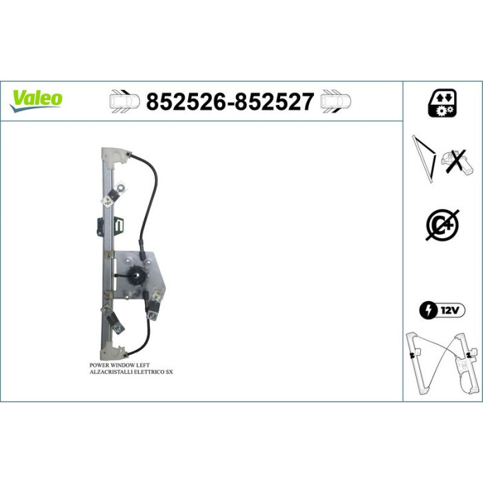 Valeo Fensterheber 852527 Valeo Fensterheber 852527