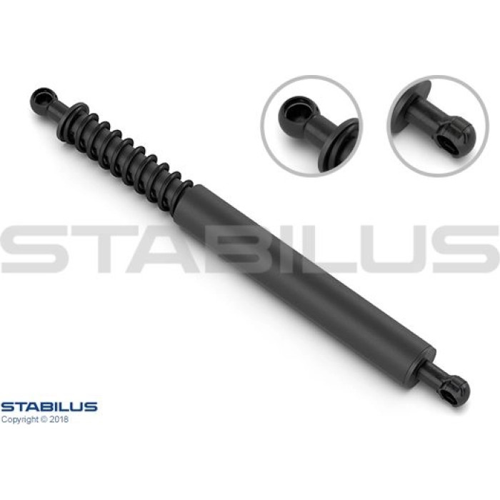 Stabilus Gasdruckfeder (Gasfeder), Heckklappendämpfer, 1500 N, 347,5 mm - 8050 Stabilus Gasdruckfeder (Gasfeder), Heckklappendämpfer, 1500 N, 347,5 mm - 8050