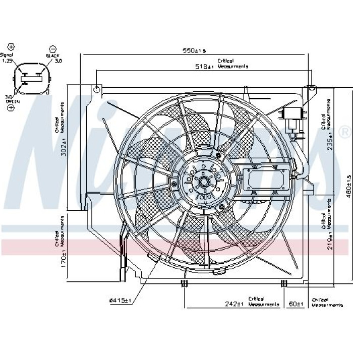 Nissens Kühlerlüfter 85649 Nissens Kühlerlüfter 85649