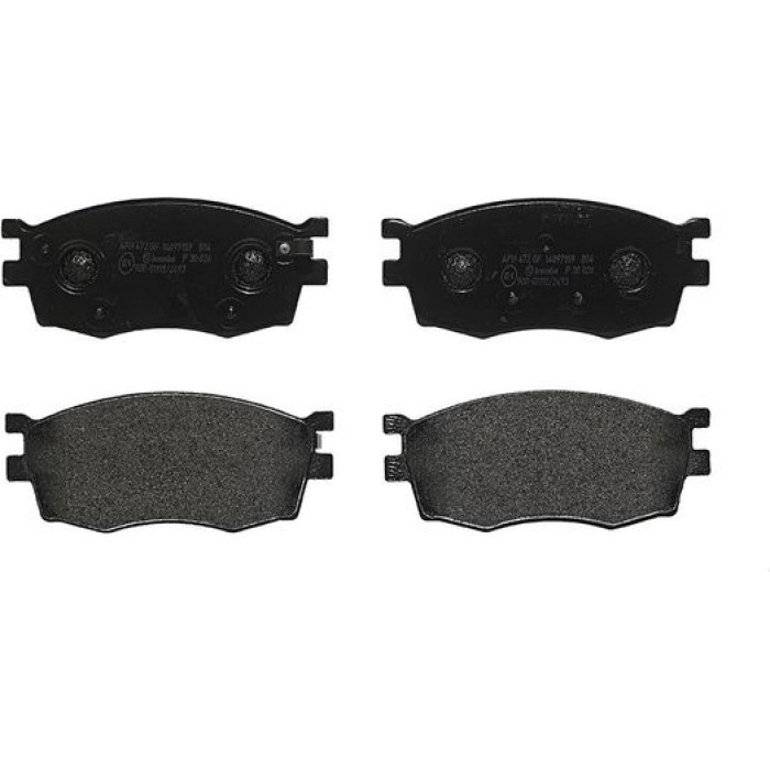 P 30 026 Brembo Prime Bremsbelagsatz Vorderachse – P 30 026 – 130 x 56 x 18 mm – Bremssystem Mando – OE Nummer 581011GA00 P 30 026 Brembo Prime Bremsbelagsatz Vorderachse – P 30 026 – 130 x 56 x 18 mm – Bremssystem Mando – OE Nummer 581011GA00