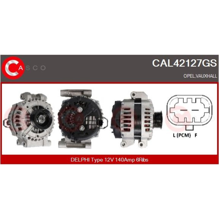 CASCO Generator CAL42127GS CASCO Generator CAL42127GS