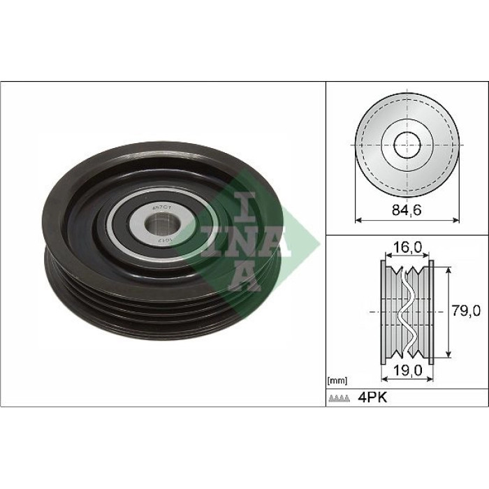 INA Spannrolle, Keilrippenriemen 531 0931 10 INA Spannrolle, Keilrippenriemen 531 0931 10
