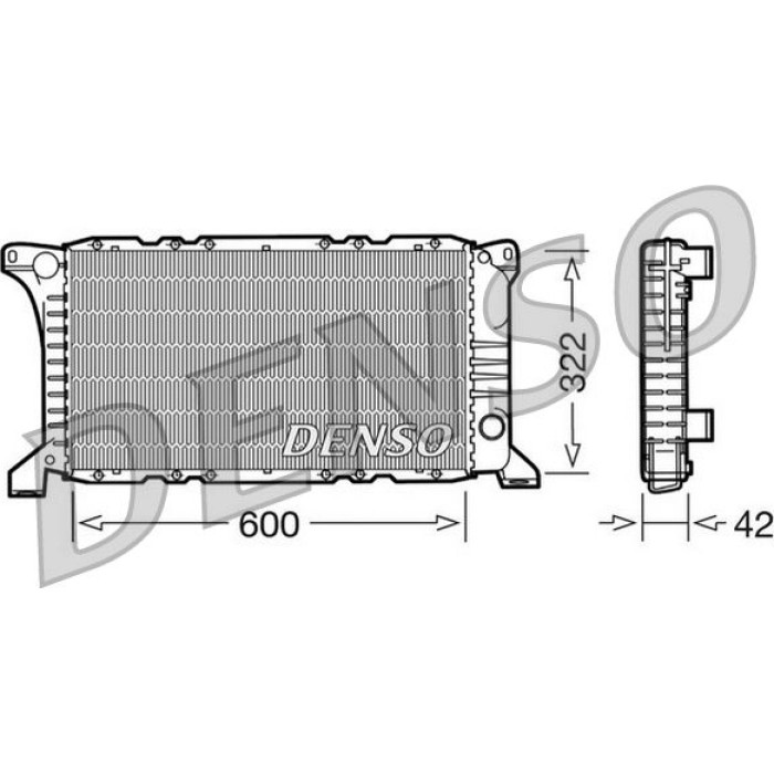 Denso Motorkühler DRM10097 Denso Motorkühler DRM10097