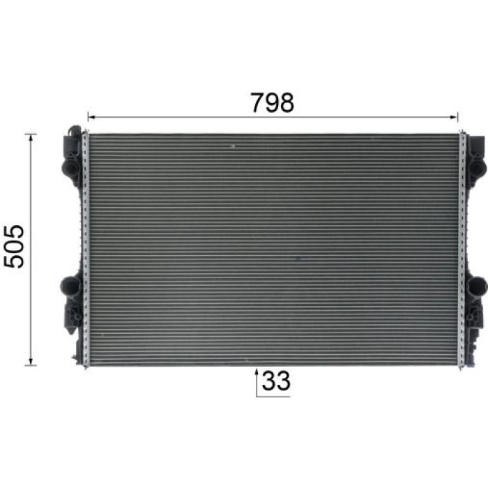 Kühler, Motorkühlung CR 1163 000P