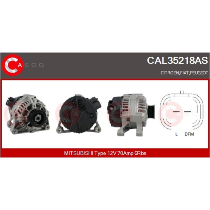 CASCO Generator CAL35218AS CASCO Generator CAL35218AS