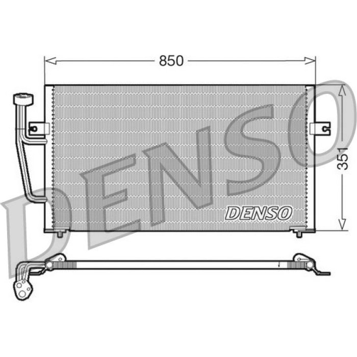 Denso Klimakondensator DCN33007 Denso Klimakondensator DCN33007
