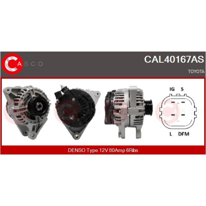 CASCO Generator CAL40167AS CASCO Generator CAL40167AS