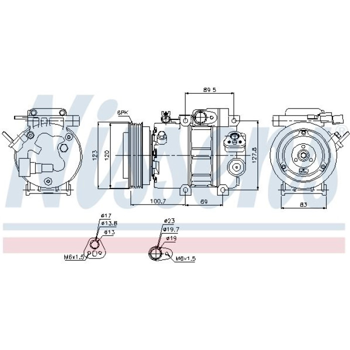 Nissens Klimakompressor PKW 89278 Nissens Klimakompressor PKW 89278