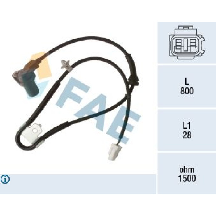 FAE Sensor, Raddrehzahl 78494 FAE Sensor, Raddrehzahl 78494