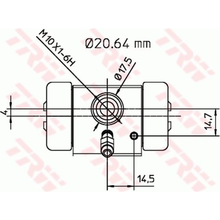 TRW Radbremszylinder BWF113 TRW Radbremszylinder BWF113