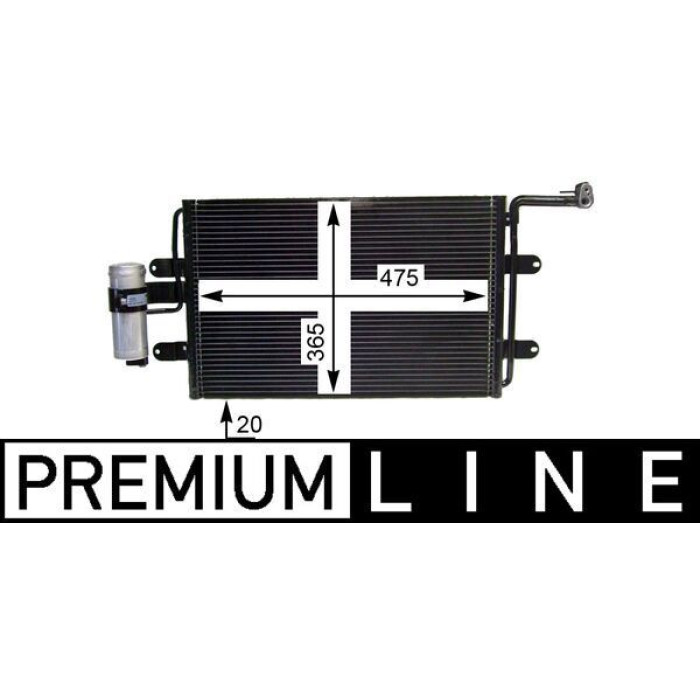 MAHLE Kondensator, Klimaanlage AC 180 000P MAHLE Kondensator, Klimaanlage AC 180 000P