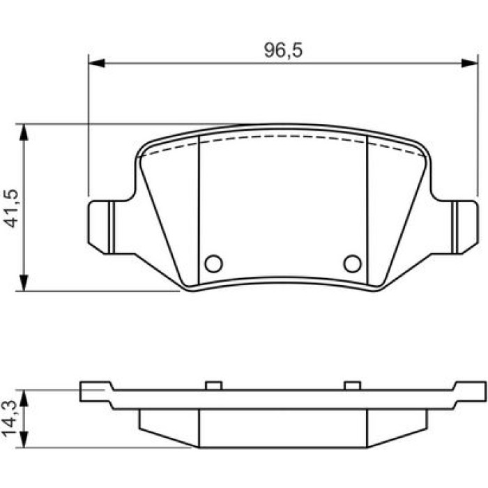 Bosch Bremsbelagsatz 0 986 494 569 Bosch Bremsbelagsatz 0 986 494 569