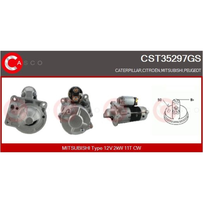 CASCO Anlasser CST35297GS CASCO Anlasser CST35297GS