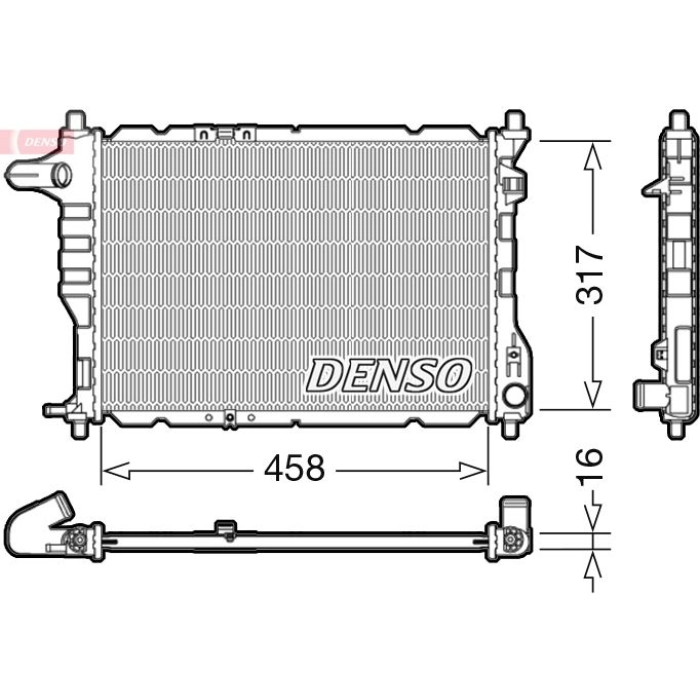 Denso Motorkühler DRM08005 Denso Motorkühler DRM08005