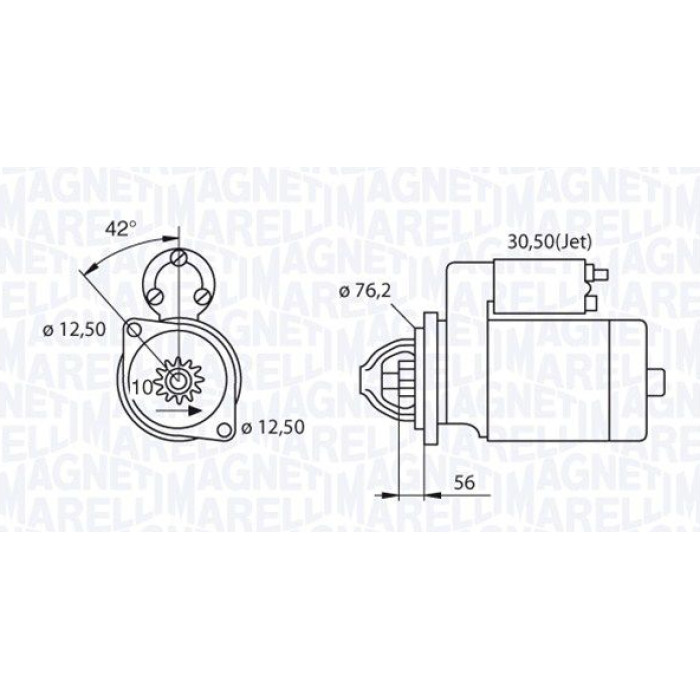Magneti Marelli Anlasser 063521250420 Magneti Marelli Anlasser 063521250420