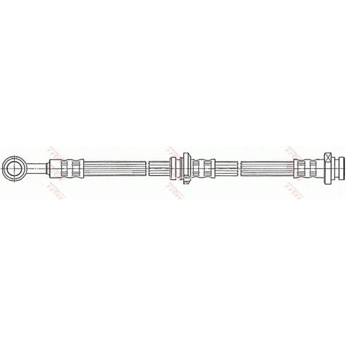 TRW Bremsschlauch Hinterachse rechts PHD482 TRW Bremsschlauch Hinterachse rechts PHD482