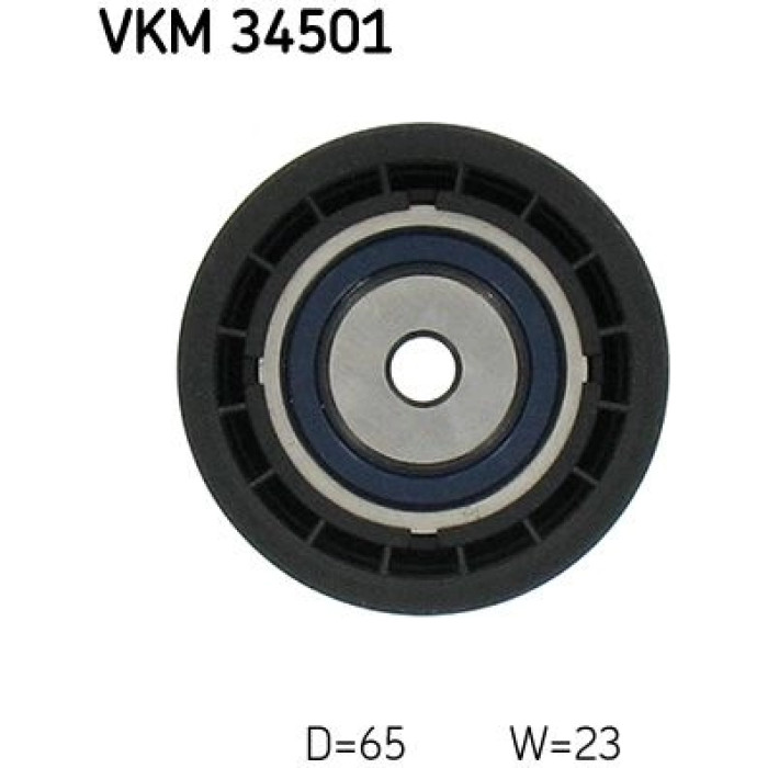 SKF Keilrippenriemen-Umlenkrolle VKM 34501 SKF Keilrippenriemen-Umlenkrolle VKM 34501
