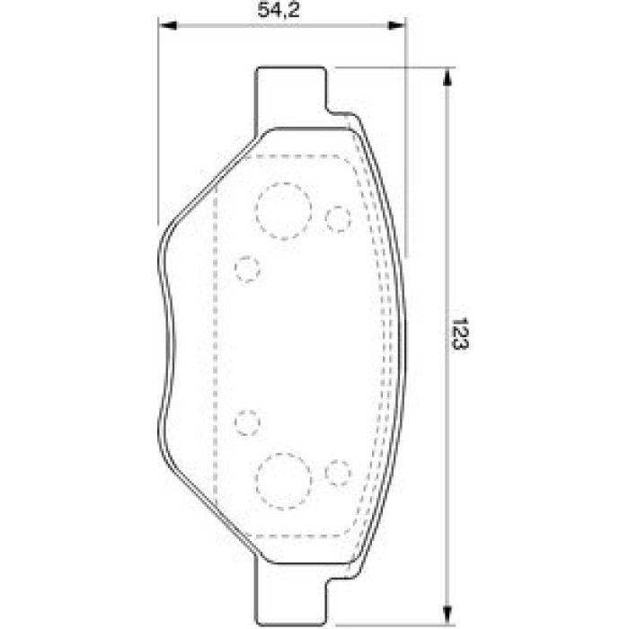 Bosch Bremsbelagsatz 0 986 424 774 Bosch Bremsbelagsatz 0 986 424 774