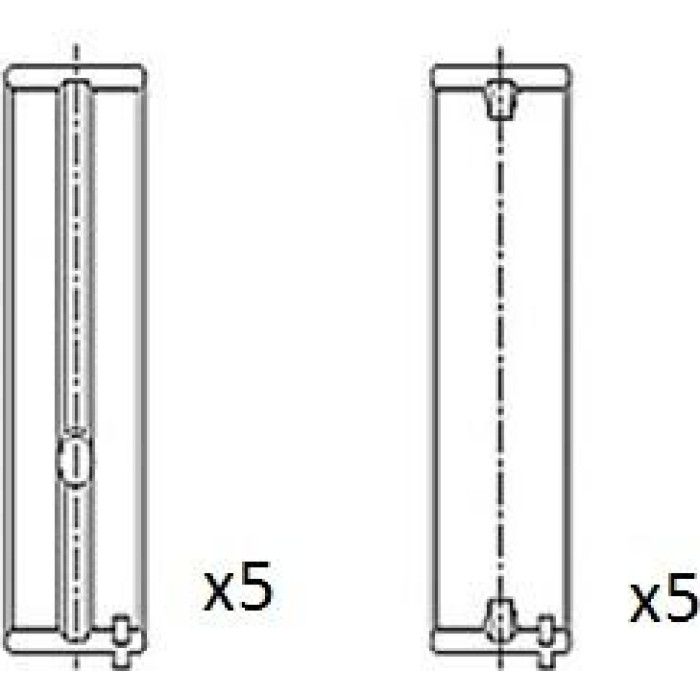 FAI AutoParts Kurbelwellenlager BM1034-025 FAI AutoParts Kurbelwellenlager BM1034-025