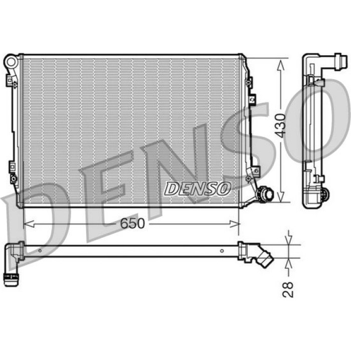 Denso Motorkühler DRM32037