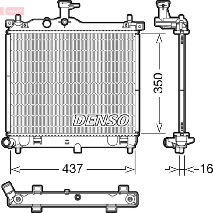 Denso Motorkühler DRM41012 Denso Motorkühler DRM41012