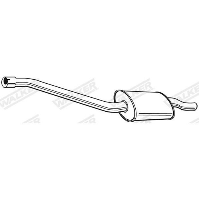 Walker Mittelschalldämpfer 18256