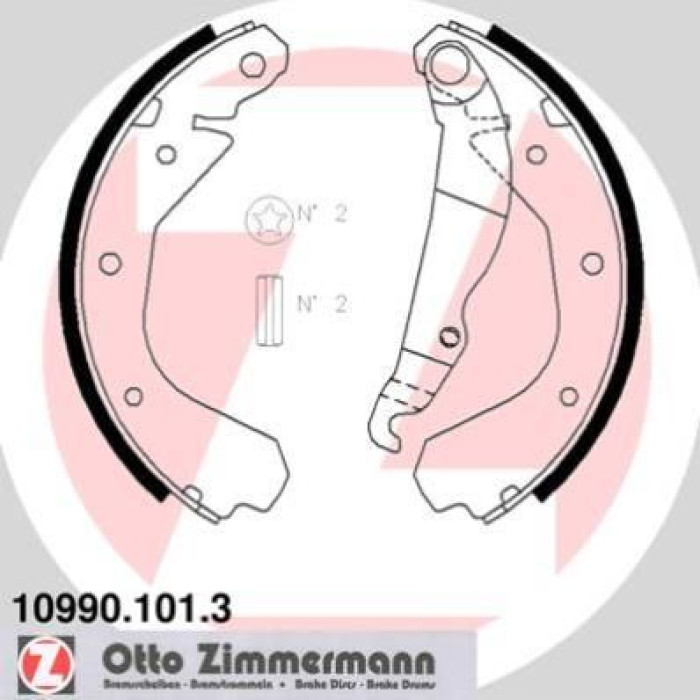 ZIMMERMANN Bremsbacken 10990.101.3 ZIMMERMANN Bremsbacken 10990.101.3