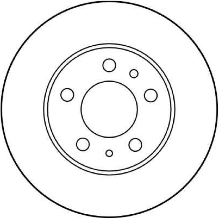 TRW Bremsscheibe DF1687 TRW Bremsscheibe DF1687