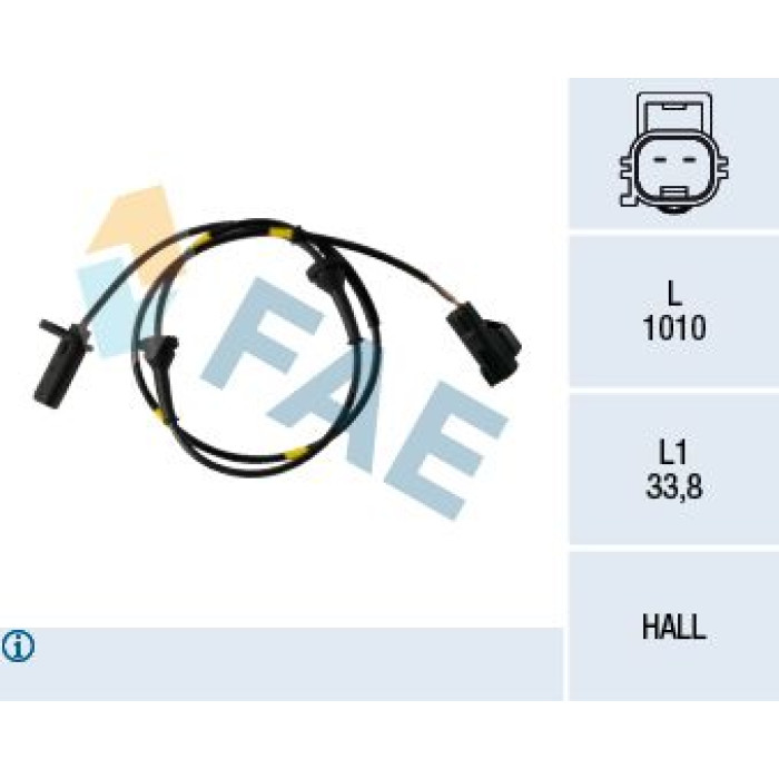 FAE Sensor, Raddrehzahl 78270 FAE Sensor, Raddrehzahl 78270