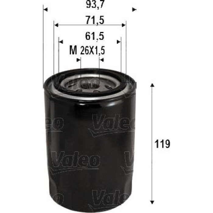 Valeo Ölfilter 586090