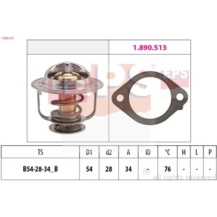 EPS Thermostat 1.880.521 EPS Thermostat 1.880.521