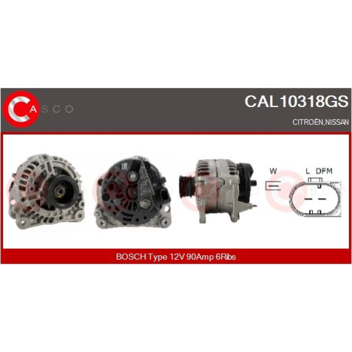 CASCO Generator CAL10318GS CASCO Generator CAL10318GS