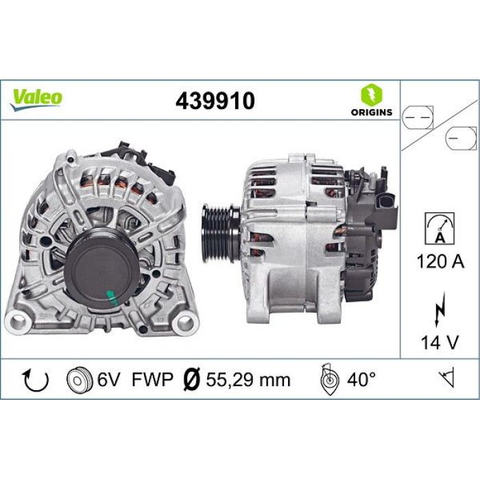Valeo Lichtmaschine 439910 Valeo Lichtmaschine 439910