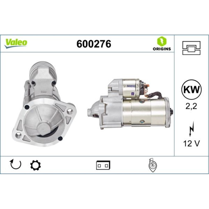 Valeo Anlasser 600276 Valeo Anlasser 600276