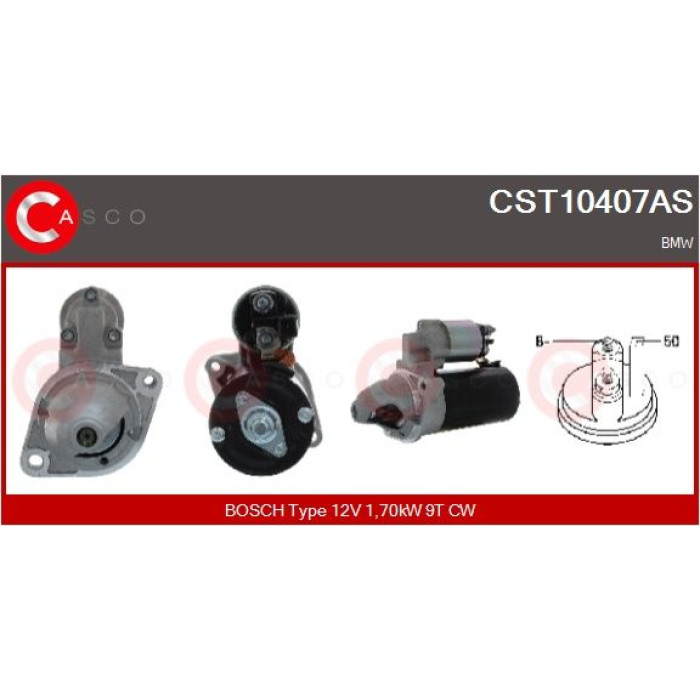 CASCO Anlasser CST10407AS CASCO Anlasser CST10407AS