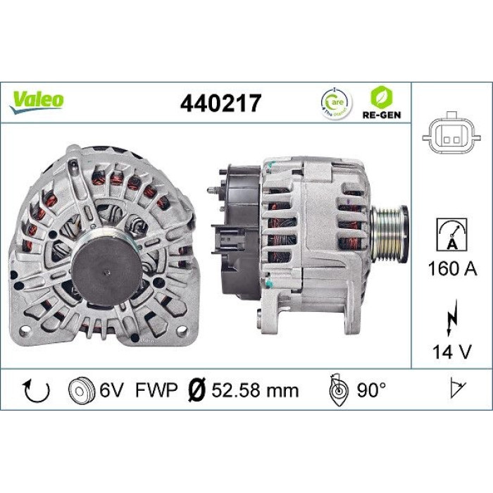 Valeo Lichtmaschine 440217 Valeo Lichtmaschine 440217