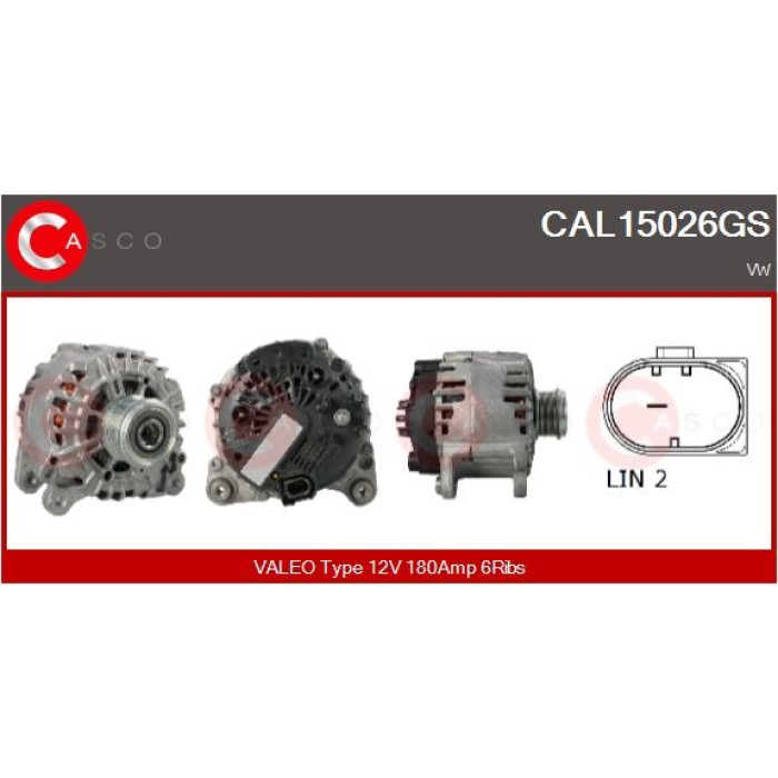 CASCO Generator CAL15026GS CASCO Generator CAL15026GS