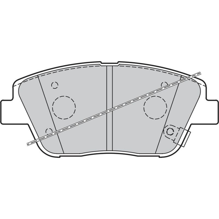 Valeo Bremsbelagsatz 601374 Valeo Bremsbelagsatz 601374