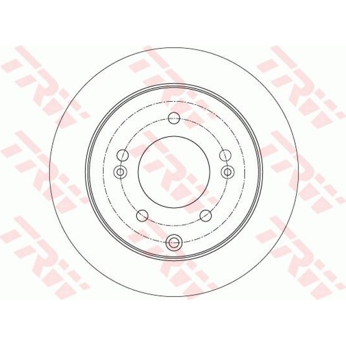 TRW Bremsscheibe Hinterachse DF7819 TRW Bremsscheibe Hinterachse DF7819