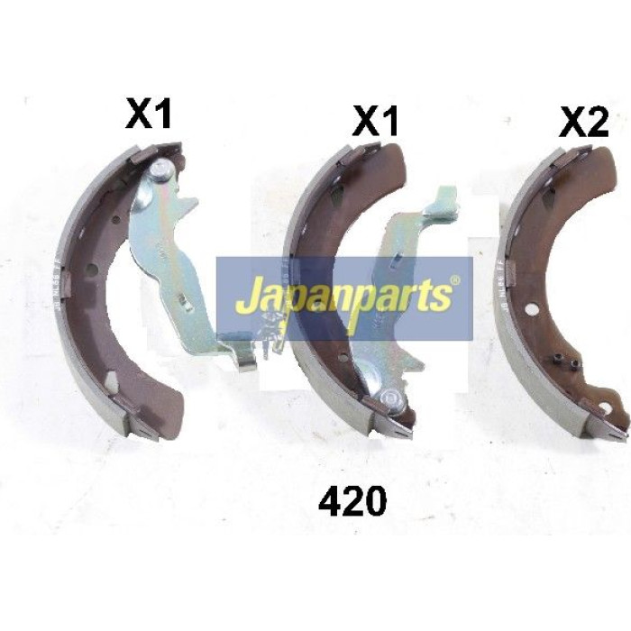 Japanparts Bremsbacken GF-420AF Japanparts Bremsbacken GF-420AF