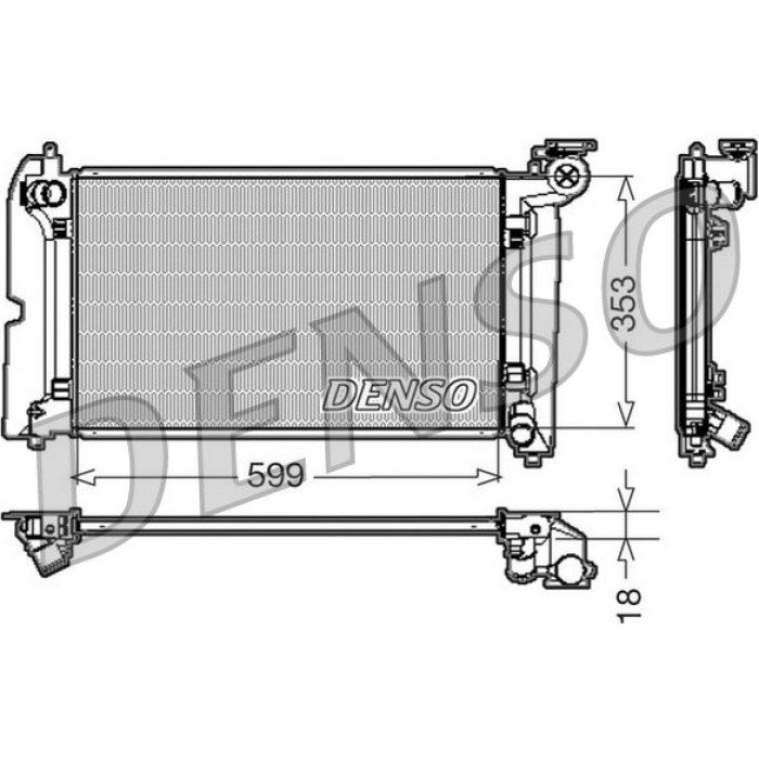 Denso Motorkühler DRM50010