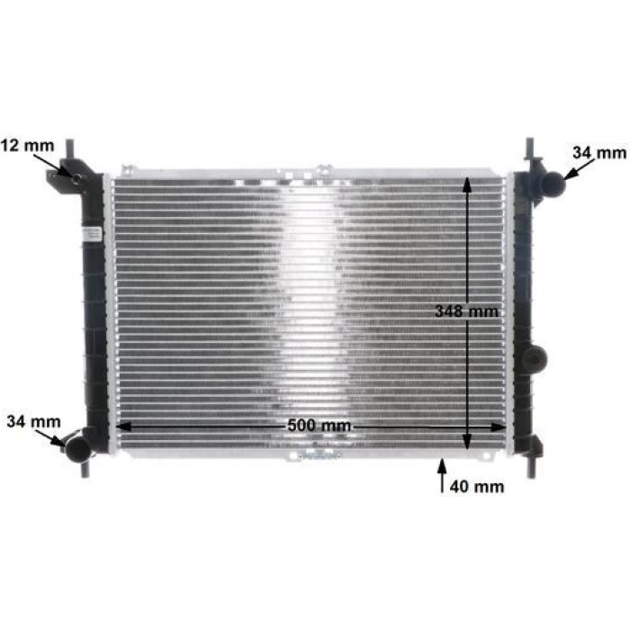 MAHLE Kühler, Motorkühlung CR 443 000S MAHLE Kühler, Motorkühlung CR 443 000S
