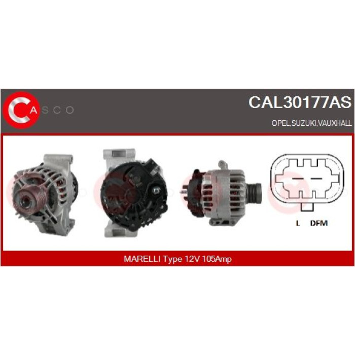 CASCO Generator CAL30177AS CASCO Generator CAL30177AS