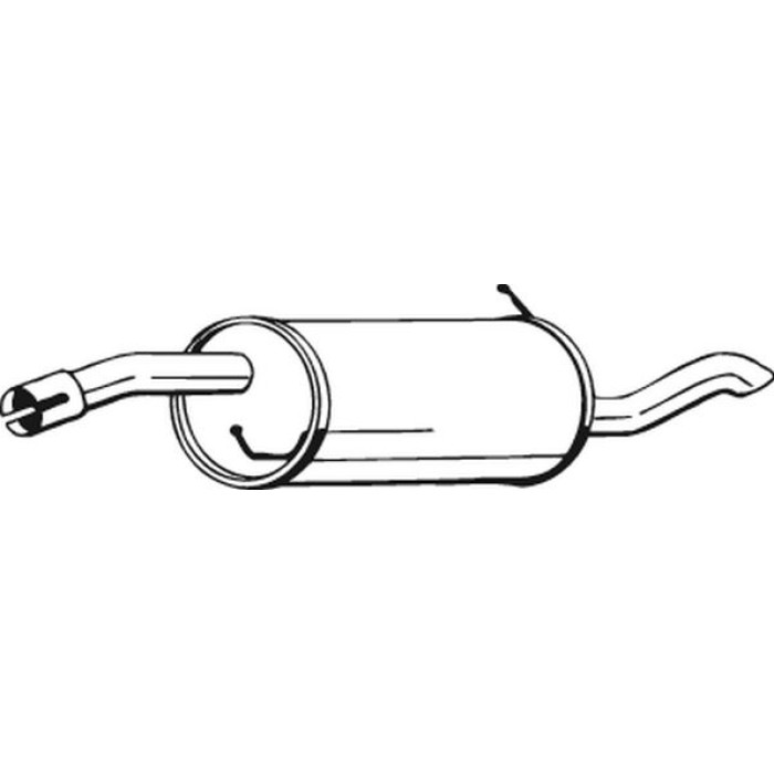 Bosal Schalldämpfer 154-163 Bosal Schalldämpfer 154-163