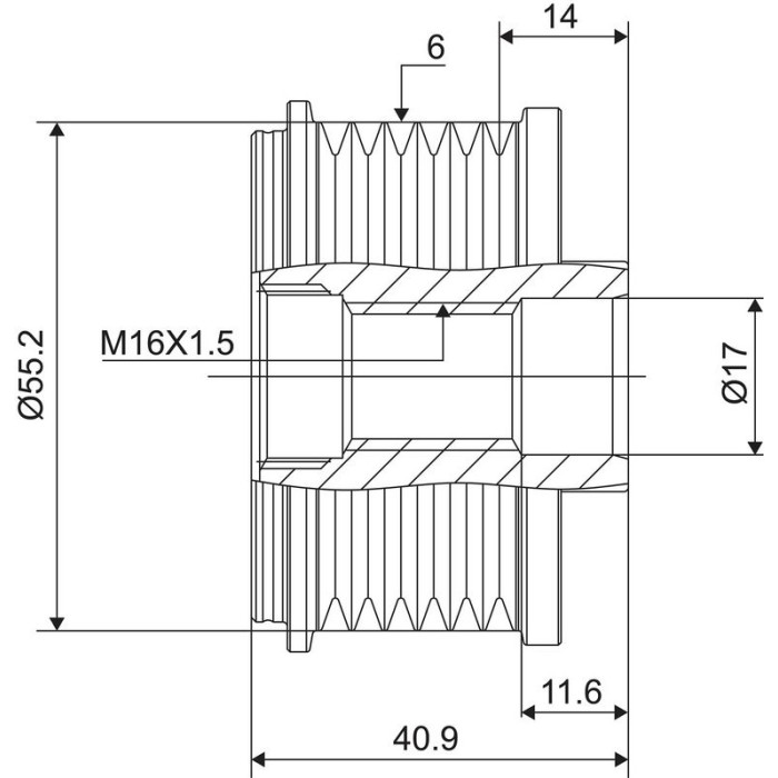 Valeo Freilauf 588005 Valeo Freilauf 588005