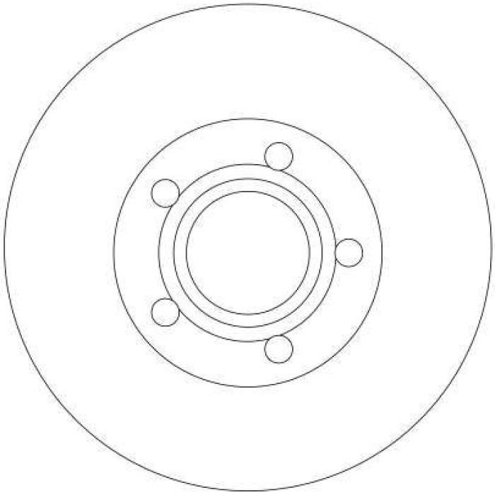 TRW Bremsscheibe Hinterachse DF4239 TRW Bremsscheibe Hinterachse DF4239