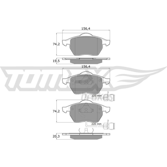 TX 10-941 TOMEX brakes Bremsbelagsatz, Scheibenbremse TX 10-941 TX 10-941 TOMEX brakes Bremsbelagsatz, Scheibenbremse TX 10-941