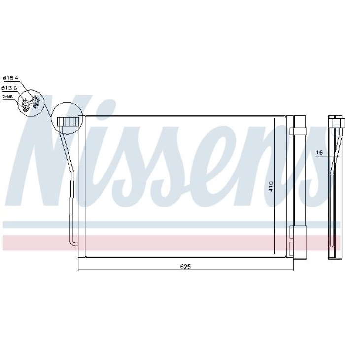 Nissens Klimakondensator PKW 940418 Nissens Klimakondensator PKW 940418