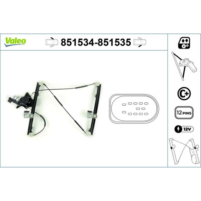 VALEO 851534 Fensterheber VALEO 851534 Fensterheber